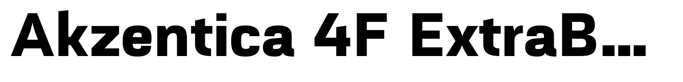 Akzentica 4F ExtraBold